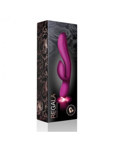 ROCKS-OFF REGALA WATERPROOF RECHARGEABLE VIBRATOR - PURPLE