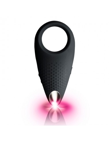 ROCKS-OFF EMPOWER RECHARGEABLE COUPLES' STIMULATOR - BLACK