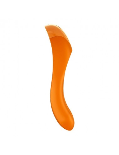 SATISFYER - CANDY CANE FINGER VIBRATOR ORANGE