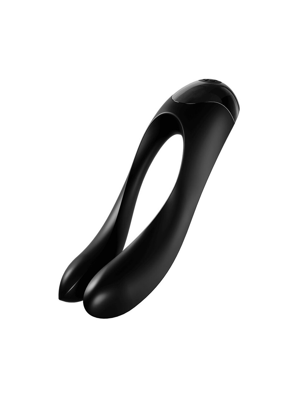 SATISFYER CANDY CANE FINGER VIBRATOR BLACK