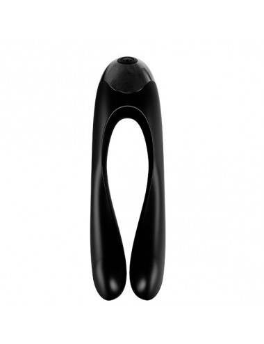 SATISFYER CANDY CANE FINGER VIBRATOR BLACK