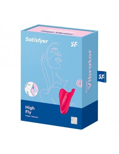 SATISFYER - HIGH FLY FINGER VIBRATOR FUCHSIA