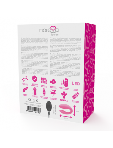 MORESSA - LAUREN REMOTE CONTROL STIMULATOR FOR COUPLES