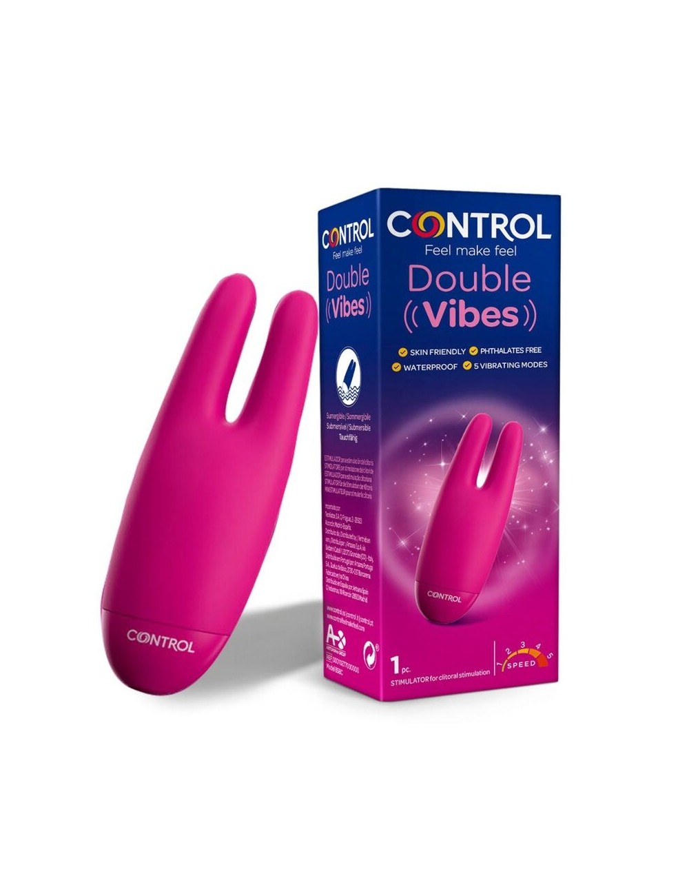CONTROL DOUBLE VIBES FOR CLITORAL STIMULATION CONTROL DOUBLE VIBES FOR CLITORAL STIMULATION