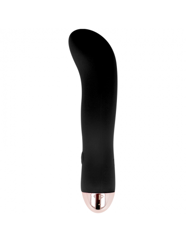 DOLCE VITA RECHARGEABLE VIBRATOR TWO BLACK 7 SPEED