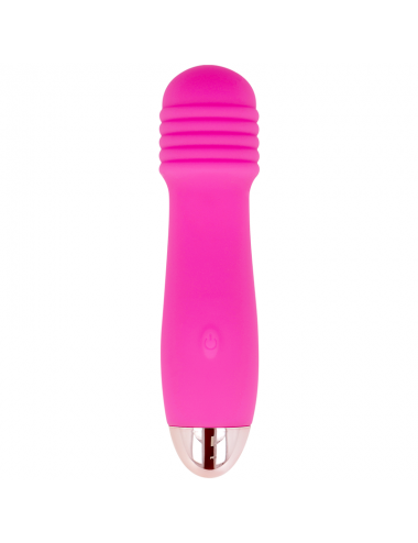 DOLCE VITA RECHARGEABLE VIBRATOR THREE PINK 7 SPEEDS