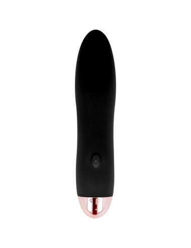 DOLCE VITA RECHARGEABLE VIBRATOR FOUR BLACK 7 SPEEDS