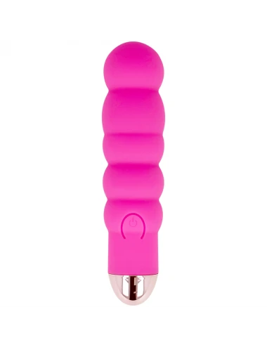 DOLCE VITA RECHARGEABLE VIBRATOR SIX PINK 7 SPEEDS