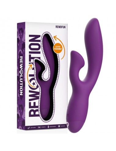 REWOLUTION REWOFUN FLEXIBLE VIBRATOR WITH RABBIT