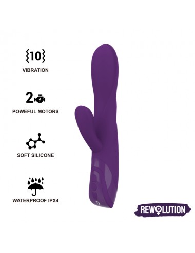 REWOLUTION REWORABBIT FLEXIBLE VIBRATOR WITH RABBIT