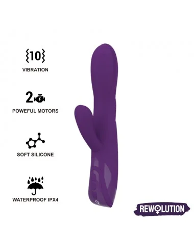 REWOLUTION REWORABBIT FLEXIBLE VIBRATOR WITH RABBIT