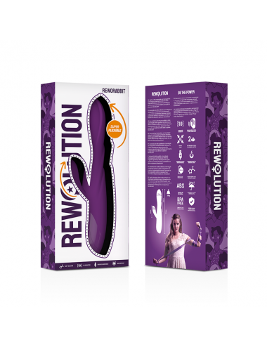 REWOLUTION - REWORABBIT FLEXIBLE VIBRATOR WITH RABBIT