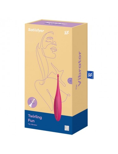 SATISFYER - TWIRLING FUN TIP VIBRATOR PINK