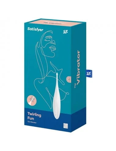 SATISFYER - TWIRLING FUN TIP VIBRATOR WHITE