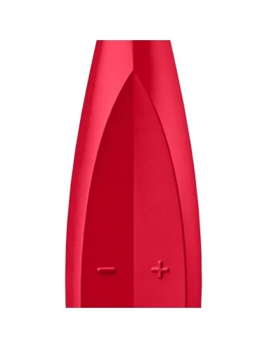 SATISFYER TWIRLING FUN TIP VIBRATOR - RED