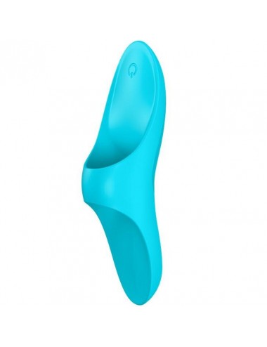 SATISFYER TEASER FINGER VIBRATOR - BLUE LIGHT