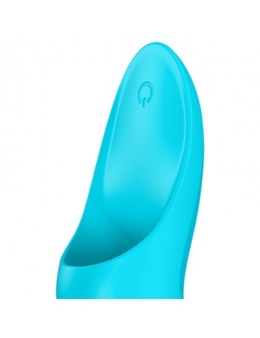 SATISFYER - TEASER FINGER VIBRATOR BLUE LIGHT