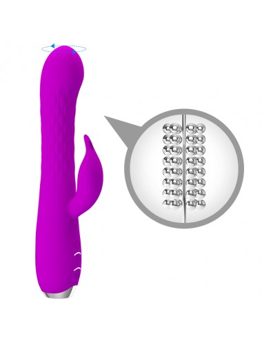 PRETTY LOVE - MOLLY VIBRATOR WITH RECHARGEABLE ROTATION