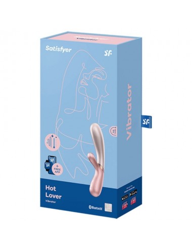 SATISFYER - HOT LOVER VIBRATOR ROSE & BEIGE