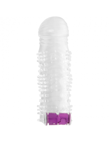 OHMAMA TEXTURED PENIS SLEEVE WITH VIBRATING BULLET