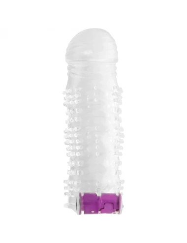 OHMAMA TEXTURED PENIS SLEEVE WITH VIBRATING BULLET