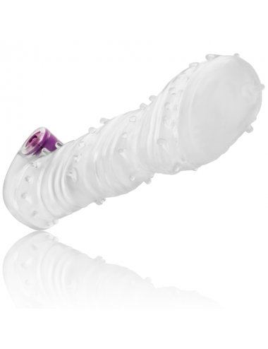 OHMAMA TEXTURED PENIS SLEEVE WITH VIBRATING BULLET
