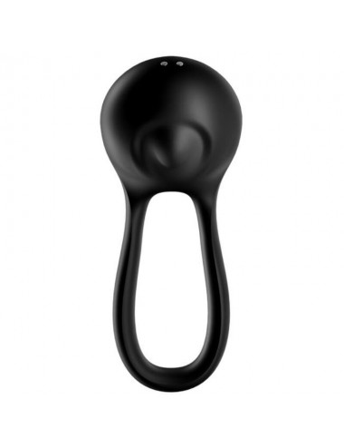 SATISFYER MAJESTIC DUO RING VIBRATOR - BLACK