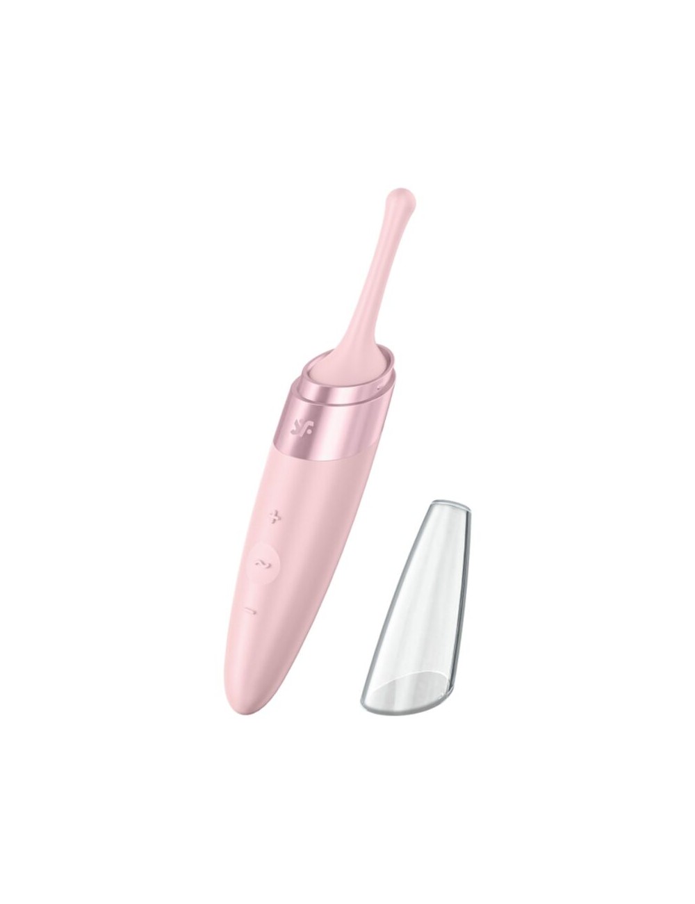 SATISFYER TWIRLING DELIGHT CLIT TIP VIBRATOR - PINK