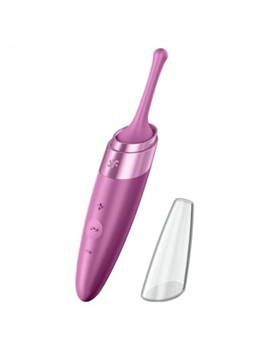 SATISFYER TWIRLING DELIGHT CLIT TIP VIBRATOR - PURPLE
