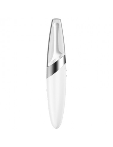 SATISFYER TWIRLING DELIGHT CLIT TIP VIBRATOR - WHITE