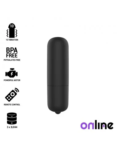 ONLINE MINI BULLET VIBE - BLACK