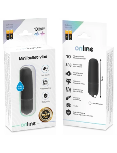 ONLINE - MINI BULLET VIBE BLACK