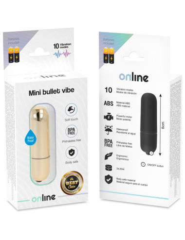 ONLINE - MINI BULLET VIBE GOLDEN