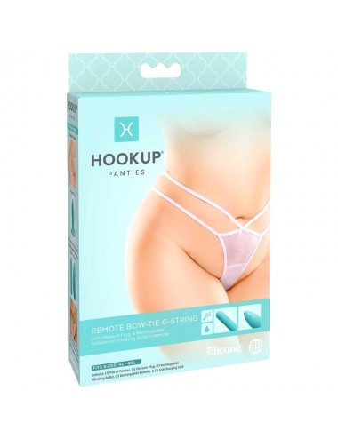 HOOK UP PANTIES REMOTE BOW-TIE G-STRING