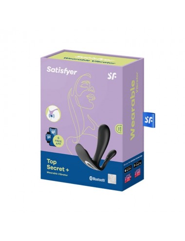 SATISFYER TOP SECRET PLUS VIBRATOR BLACK