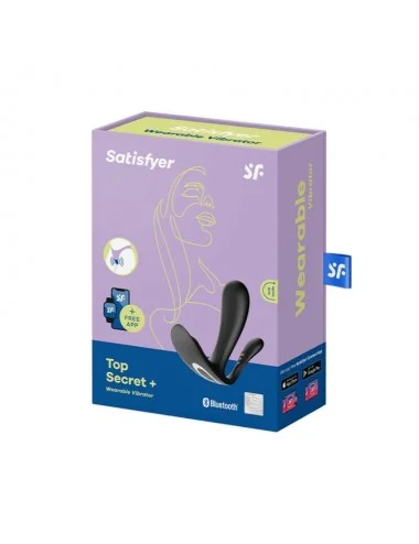 SATISFYER TOP SECRET PLUS VIBRATOR BLACK