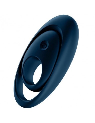 SATISFYER GLORIOUS DUO RING VIBRATOR BLUE