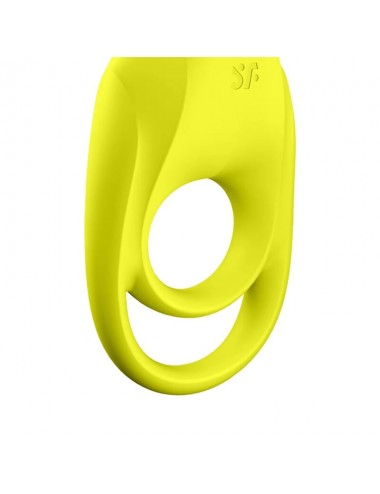 SATISFYER - SPECTACULAR DUO RING VIBRATOR YELLOW
