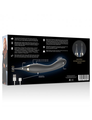 IBIZA INTERCHANGEABLE CLITORAL STIMULATOR AND PULSATION G SPOT VIBRATOR