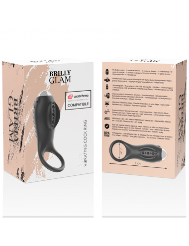 BRILLY GLAM - ALAN COCK RING WATCHME WIRELESS TECHNOLOGY COMPATIBLE