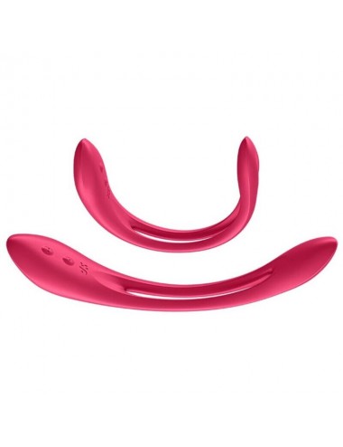 SATISFYER ELASTIC JOY MULTI VIBRATOR - RED