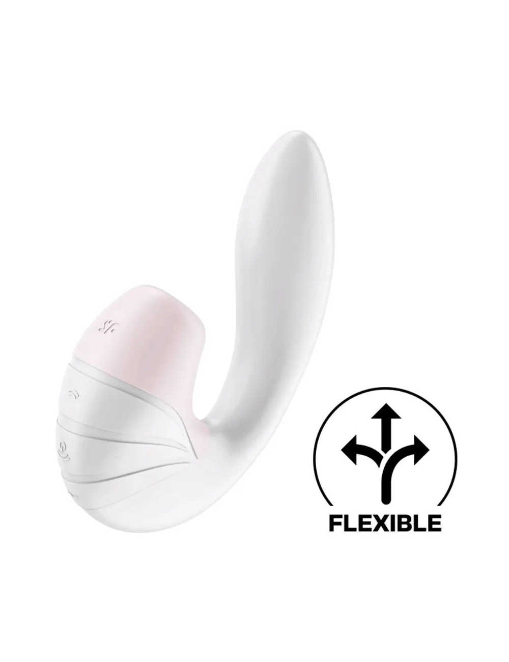 SATISFYER SUPERNOVA AIR PULSE STIMULATOR & VIBRATION - WHITE SATISFYER SUPERNOVA AIR PULSE STIMULATOR & VIBRATION - WHITE