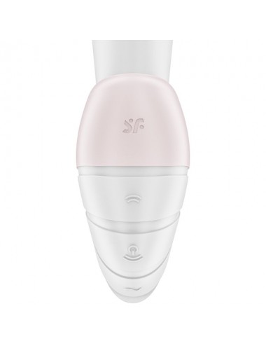 SATISFYER SUPERNOVA AIR PULSE STIMULATOR & VIBRATION - WHITE