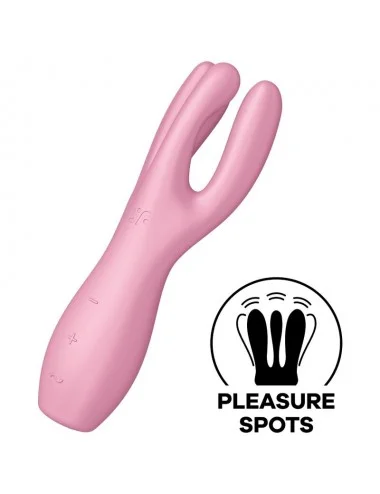 SATISFYER THREESOME 3 VIBRATOR - PINK