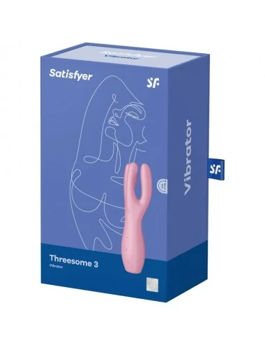 SATISFYER - THREESOME 3 VIBRATOR PINK