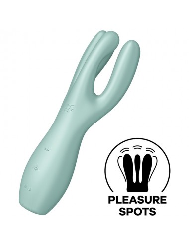 SATISFYER THREESOME 3 VIBRATOR - MINT