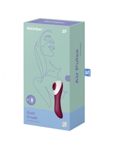 SATISFYER - DUAL CRUSH AIR PULSE VIBRATOR