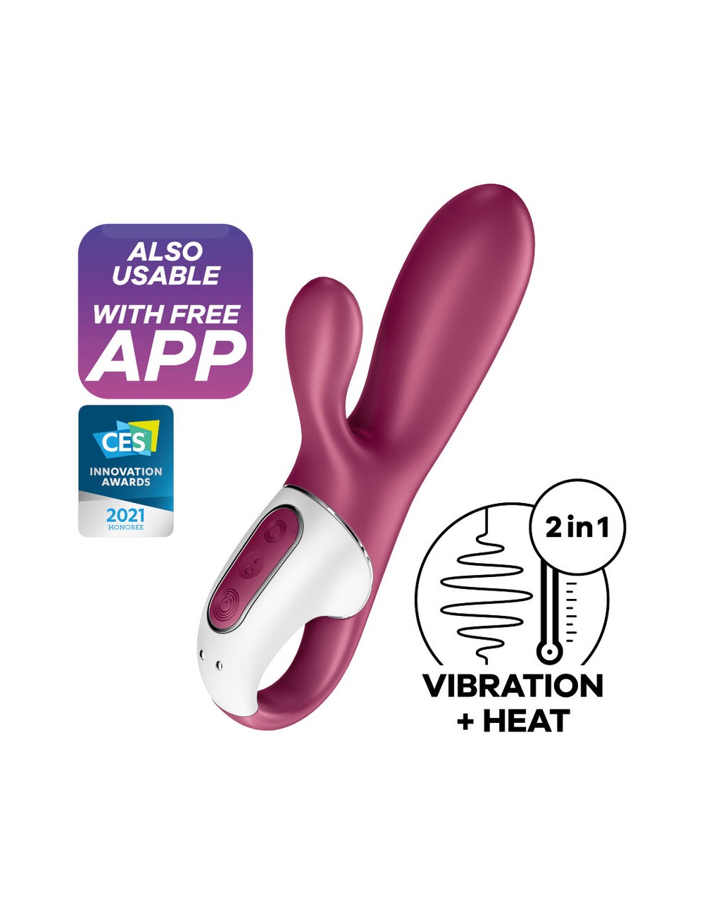 SATISFYER HOT BUNNY G-SPOT VIBRATOR SATISFYER HOT BUNNY G-SPOT VIBRATOR