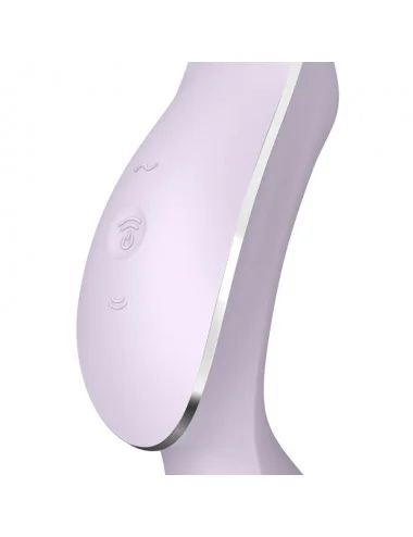 SATISFYER CURVY TRINITY 2 AIR PULSE VIBRATOR - PURPLE