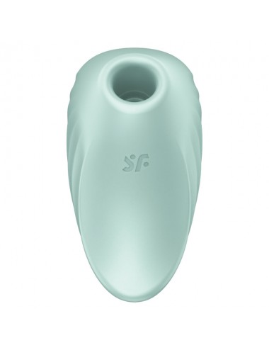 SATISFYER PEARL DIVER AIR PULSE STIMULATOR & VIBRATOR - GREEN